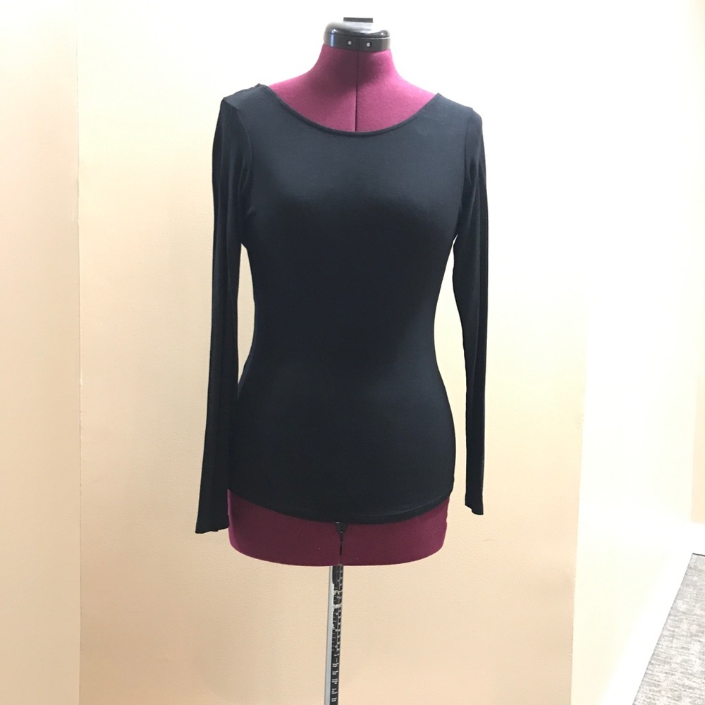 Lace with cowl draping top